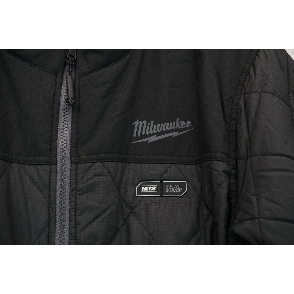 Milwaukee M12 Heated Gear Jacket Mens M Black Fleece Lined NO Battery Included - Picture 4 of 6